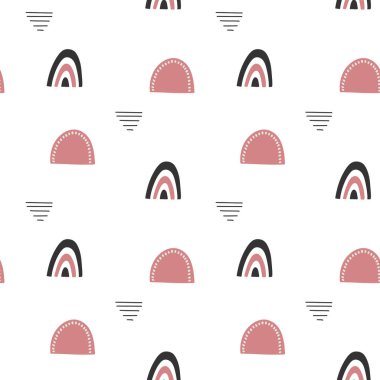 Basit gökkuşaklarıyla kusursuz desen. Tek renkli soyut arkaplanlar