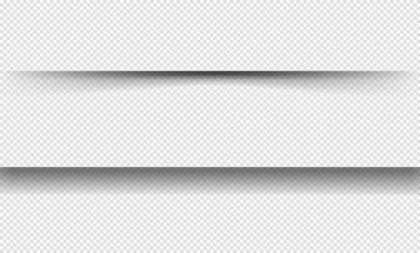 Yumuşak kenarlı gerçekçi bir gölge. Vektör gölge etkisi. Şeffaf oval gölge. 