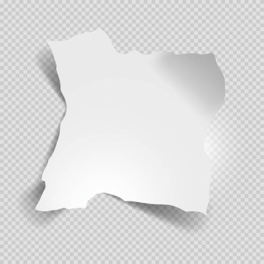 Gerçekçi yırtık kağıt çarşaf. Yırtılmış kağıt. Defter kenarı, defter yırtığı ya da boş sayfa.