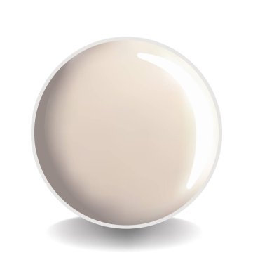 Yuvarlak doğal parlak sabun. Gerçekçi kozmetik modeli. Vücut, cilt bakımı. Boş kozmetik paketi.