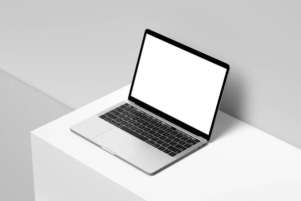 Realistic Laptop Screen Mockup