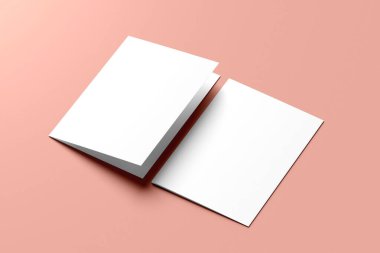 Çift Katlı Broşür Modifiye 3B Hazırlama