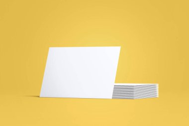 Mockup Business Card Manzarası 3B Hazırlama