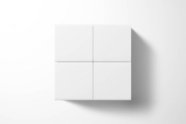 Kare Kutu Paketleme 3B Model