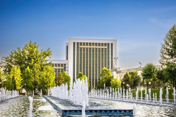 stock image Tashkent, Uzbekistan - May 10, 2023: The Ministry of Finance of Uzbekistan at the central square 