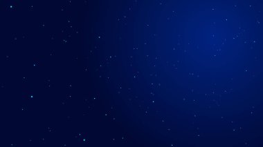 Yıldız tozu parçacıklarının soyut arkaplanı. Gökyüzünde parıltı.