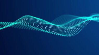 Gelecekteki noktalar dalgası. Analitik sunum. Soyut teknolojik altyapı. 3B görüntüleme.