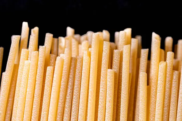 Background Kitchen Dry Spaghetti Ready Cooked Prepare Delicious Pasta Dish — Stock Photo, Image