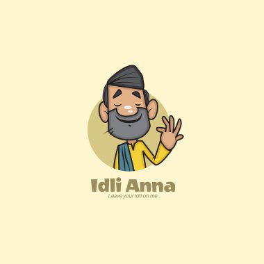 Idli Anna vektör logosu tasarımı 