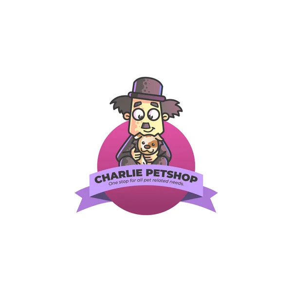 Charlie Petshop Una Parada Para Todo Diseño Del Logotipo Del — Archivo Imágenes Vectoriales