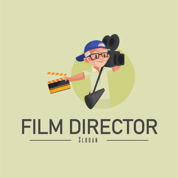 Szablon Logo Wektora Filmowego — Wektor stockowy