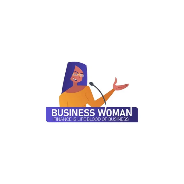 Finance Life Blood Business Vector Mascot Logo Template — Image vectorielle