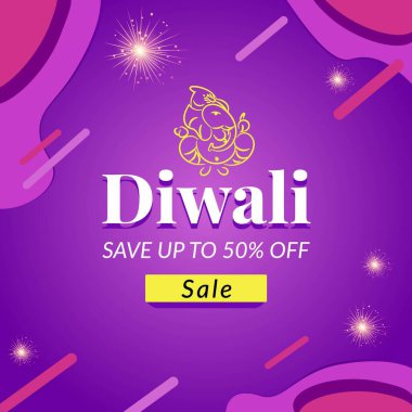 Mutlu Diwali Hint bayrağı tasarım şablonu