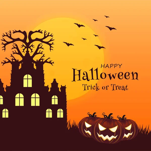 Шаблон Дизайна Баннеров Happy Halloween — стоковый вектор