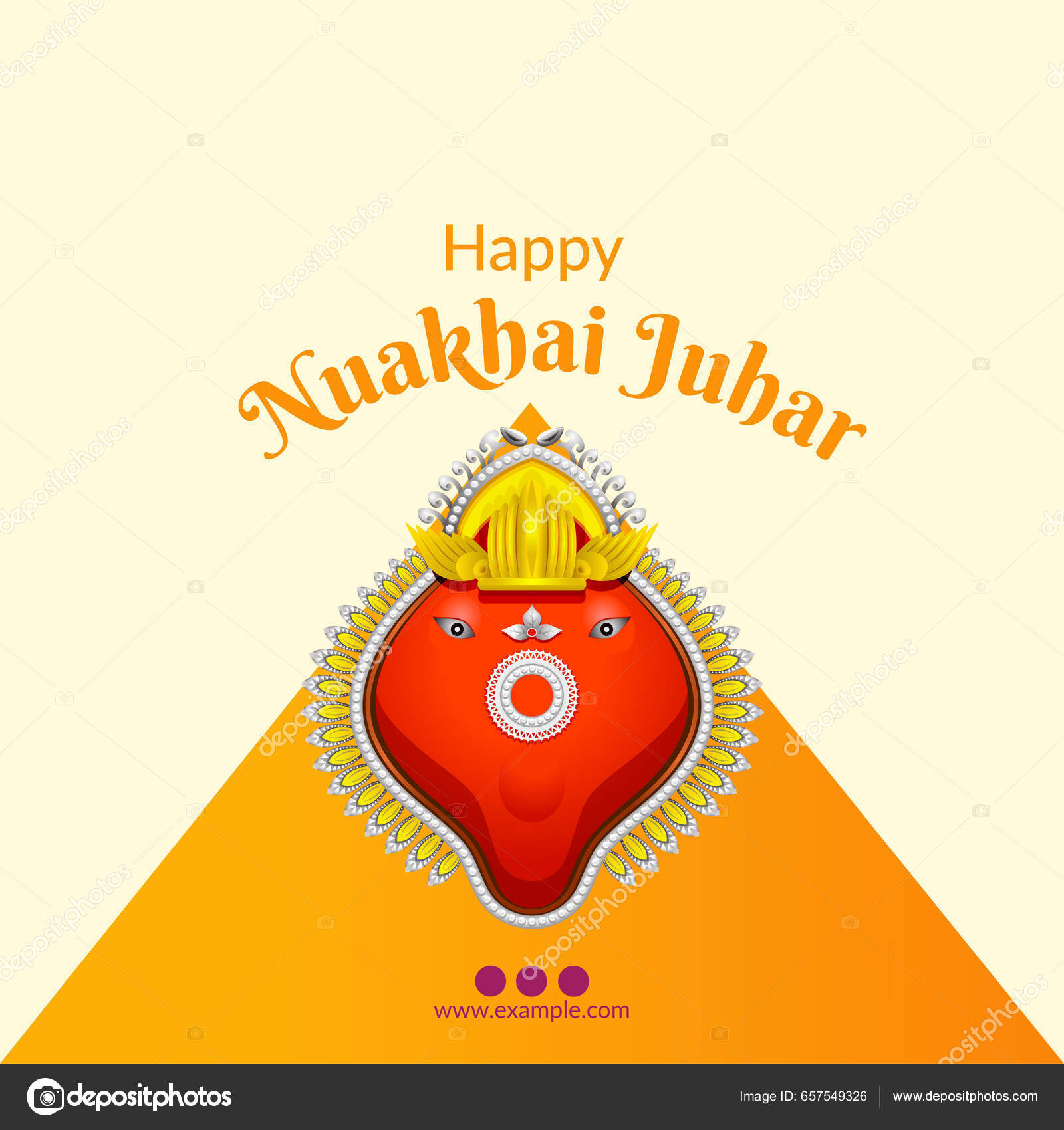 Banner Design Happy Nuakhai Juhar Template Stock Vector (Royalty Free)  2192949079 | Shutterstock