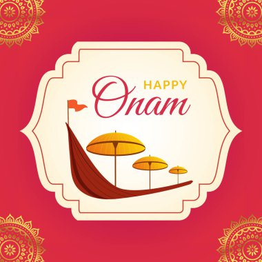 Güney Hindistan Şablonu 'nun Mutlu Günler Tasarımı. 