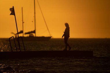 Punta Del Este Günbatımı Görünümü