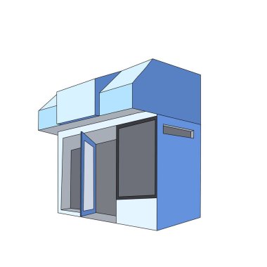 Bodega Market Mağazası, Küçük Kafe, Kitapçı