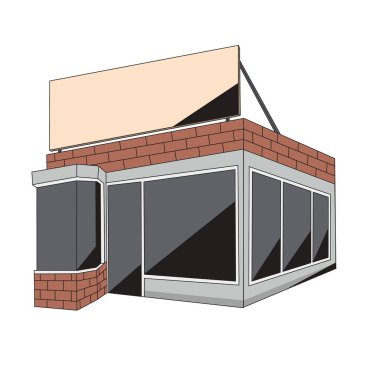 Bodega Market Mağazası, Küçük Kafe, Kitapçı