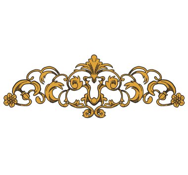 Kraliyet tacı sınır ve çerçeve çizimi