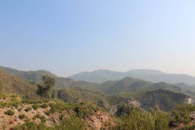 Dağların güzel manzarası