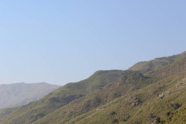 Dağların güzel manzarası