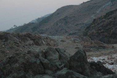 Dağların güzel manzarası