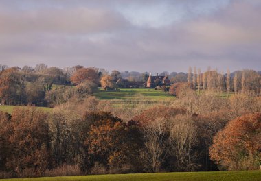 Ashburnham yakınlarındaki yüksek buzullu kırsal bölge doğu Sussex güney doğu İngiltere