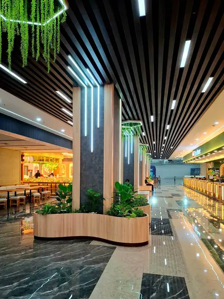 Magelang - Endonezya, 31 Mart 2025 Güzel, modern ve sanatsal iç unsurlar olarak dekore edilmiş ve kullanılmıştır.