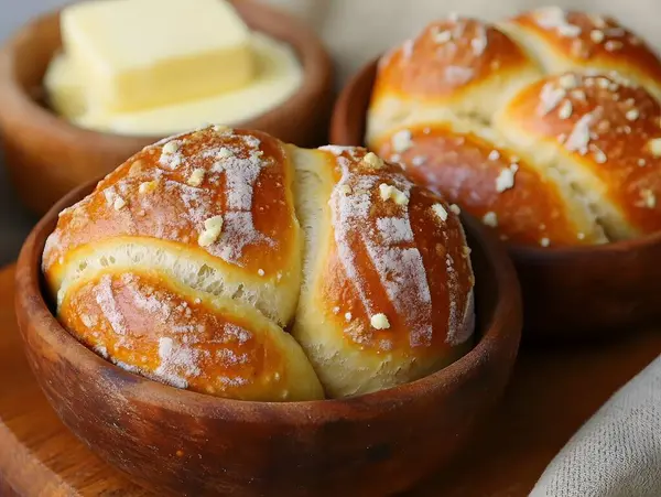 Tereyağlı Bavyera krakeri.