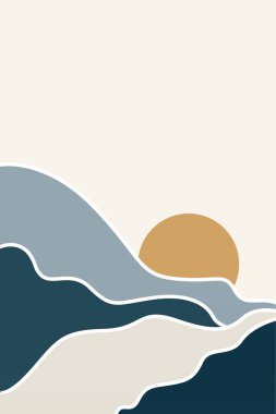 Manzara Boho Sanat Baskıları. Boho Sanat Posterleri. Galeri Duvar Dekorasyonu. Orta Çağ Modern Duvar Sanatı Dekorasyonu. Boho Ev Dekorasyonu