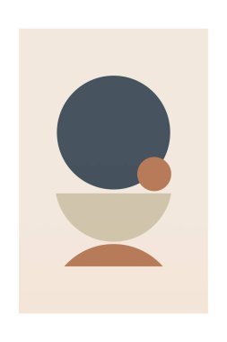 Soyut Geometrik Bohem Duvar Sanatı Posteri. Yazdırılabilir Geometrik Duvar Dekorasyonu Posteri. Dünya Tonu Duvar Dekoru