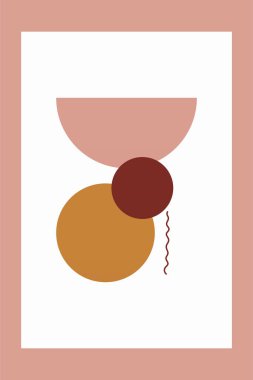 Soyut Geometrik Bohem Duvar Sanatı Posteri. Yazdırılabilir Geometrik Duvar Dekorasyonu Posteri. Dünya Tonu Duvar Dekoru