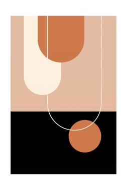 Soyut Geometrik Bohem Duvar Sanatı Posteri. Yazdırılabilir Geometrik Duvar Dekorasyonu Posteri. Dünya Tonu Duvar Dekoru