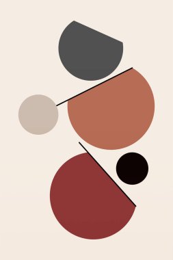 Soyut Geometrik Bohem Duvar Sanatı Posteri. Yazdırılabilir Geometrik Duvar Dekorasyonu Posteri. Dünya Tonu Duvar Dekoru