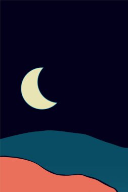 Minimalist Peyzaj Duvarı Sanatı. Yazdırılabilir Manzara Boho Duvarı Sanatı. Yazdırılabilir Duvar Sanat Dekorasyonu Posteri