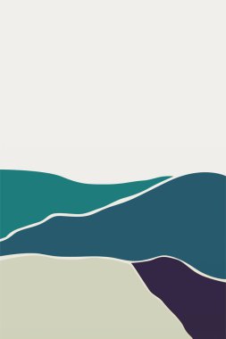 Minimalist Peyzaj Duvarı Sanatı. Yazdırılabilir Manzara Boho Duvarı Sanatı. Yazdırılabilir Duvar Sanat Dekorasyonu Posteri