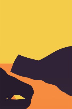 Minimalist Peyzaj Duvarı Sanatı. Yazdırılabilir Manzara Boho Duvarı Sanatı. Yazdırılabilir Duvar Sanat Dekorasyonu Posteri