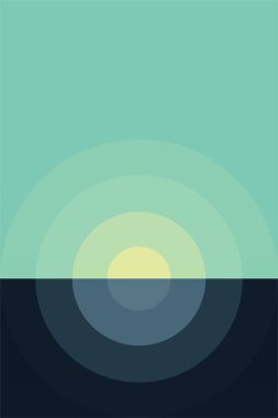 Minimalist Peyzaj Duvarı Sanatı. Yazdırılabilir Manzara Boho Duvarı Sanatı. Yazdırılabilir Duvar Sanat Dekorasyonu Posteri