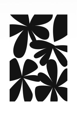 Soyut botanik duvar dekorasyonu. Boho çiçek duvarı dekoru basılabilir poster. Çiçek duvarı ev dekorasyonu posteri