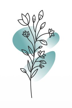 Soyut botanik duvar dekorasyonu. Boho çiçek duvarı dekoru basılabilir poster. Çiçek duvarı ev dekorasyonu posteri