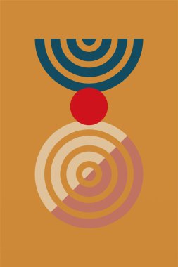 Orta Çağ Modern Boho Duvarı Sanatı. Boho Yazdırma Duvarı Dekoru. Yazdırılabilir Soyut Geometrik Duvar Sanatı Dekorasyonu