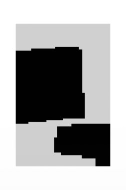 Modern Basit Minimalist Galeri Duvar Sanatı. Soyut Sanat Siyah ve Beyaz Baskılar. Minimalist Modern Çizim Duvarı Dekorasyonu