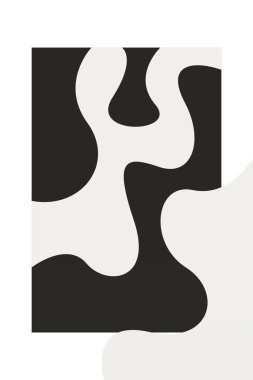 Modern Basit Minimalist Galeri Duvar Sanatı. Soyut Sanat Siyah ve Beyaz Baskılar. Minimalist Modern Çizim Duvarı Dekorasyonu