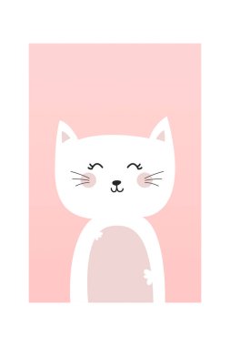 Çocuk odası Duvar Sanatı Hayvanları Bebek Posteri. Yazdırılabilir Sevimli Hayvan Yuvası Duvar Dekorasyonu Posteri