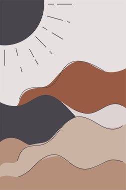 Bohem duvar dekoru. Orta Doğu duvar dekorasyonu arka planı. Yazdırılabilir çöl duvarı sanat dekorasyonu