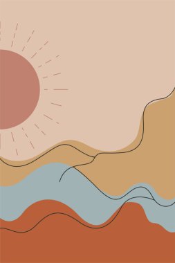 Bohem duvar dekoru. Orta Doğu duvar dekorasyonu arka planı. Yazdırılabilir çöl duvarı sanat dekorasyonu