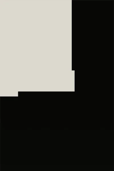 Moderní Jednoduchá Minimalistická Galerie Wall Art Abstrakt Art Black White — Stock fotografie