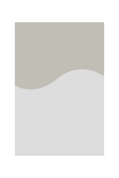現代のシンプルなミニマリストギャラリーウォールアート 抽象的なアートブラックとホワイトプリント ミニマリスト — ストック写真