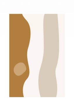 Soyut bohem duvar dekorasyonu posteri. Soyut minimalist duvar dekorasyonu basılabilir poster. Boho orta yüzyıl duvar sanat posteri